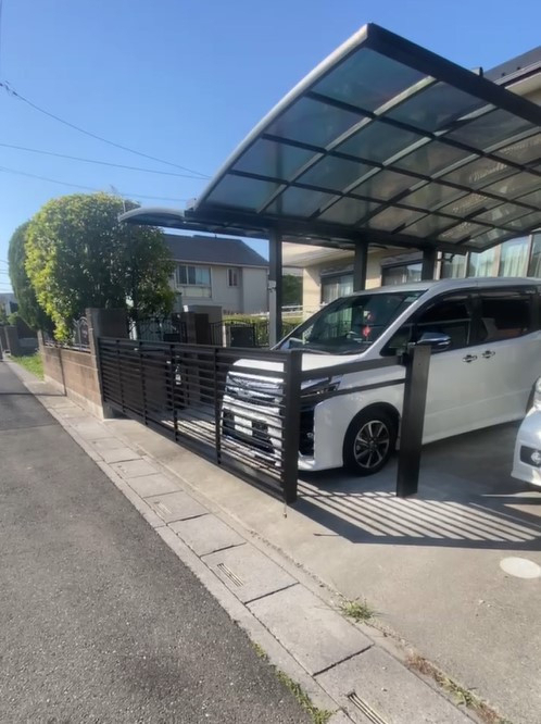 【春日部市】 カーゲートのソーラーパネルが壊れた！毎日大変な手動から「最新電動仕様」へスピード交換！
